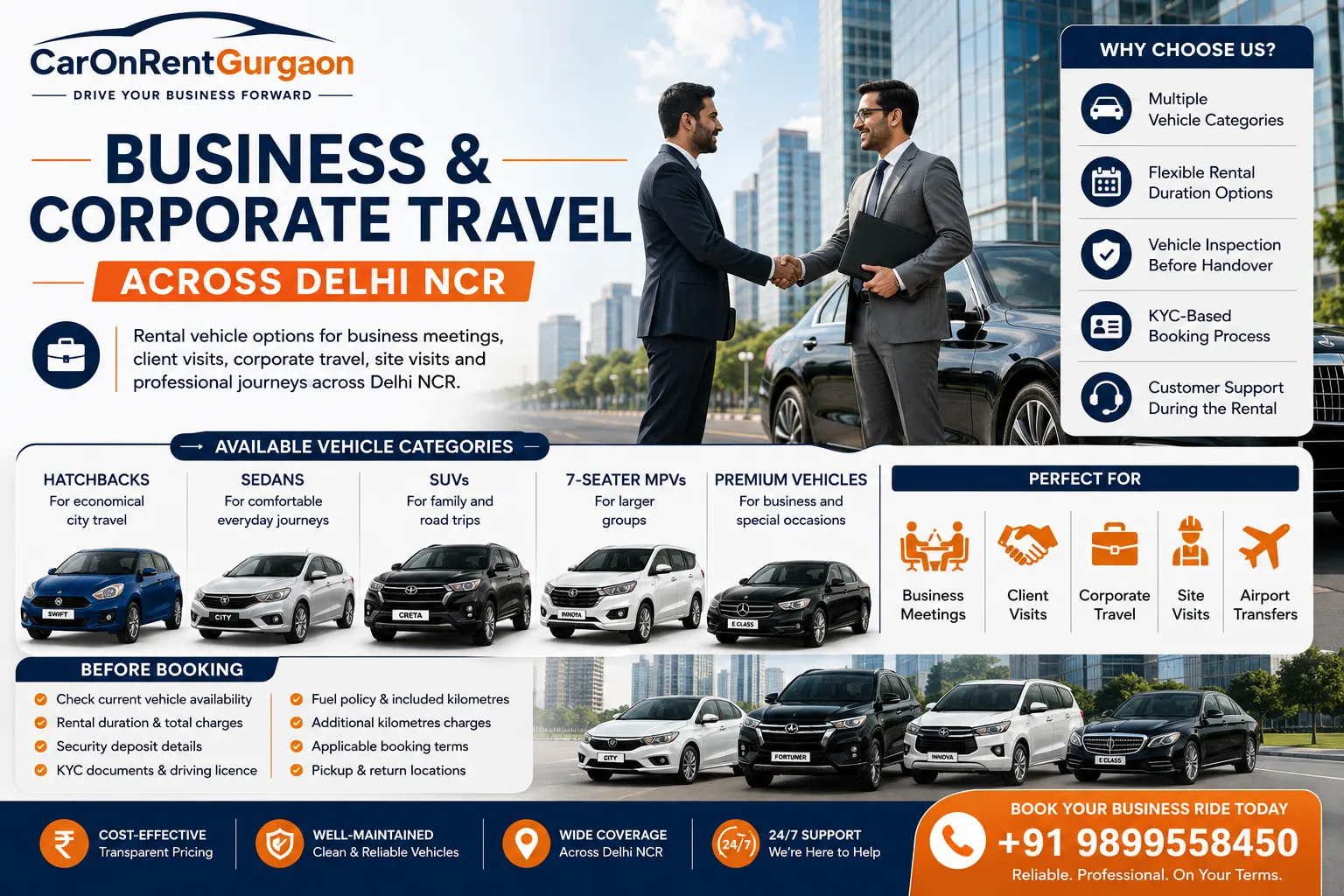 Business & Corporate Travel - Car Rental Service in Gurgaon